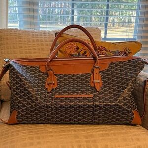 Stylish Brown and Black Men's Bag